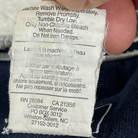 Vintage Y2K Champion Pullover Sweatshirt Unisex L Gray Crewneck Embroidered Logo - Picture 9 of 10